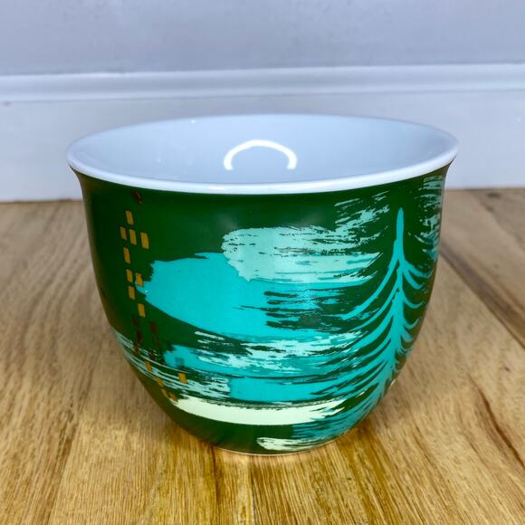 Starbucks Christmas Tree Mug Green 2014 Coffee Cup 14 oz Drinkware - Picture 4 of 11